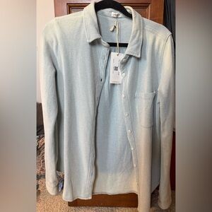 dylan Light Gray Button Down Shirt